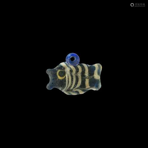 Phoenician Glass Fish Pendant