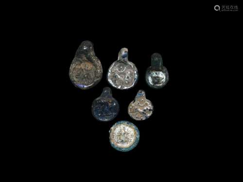 Roman Glass Pendant Collection