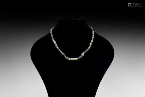 Roman Mixed Glass Bead Necklace