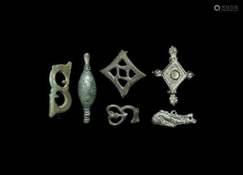 Roman Plate Brooch Group