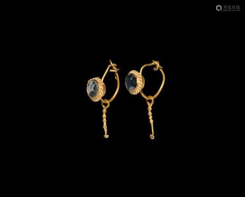 Roman Gold Earring Pair