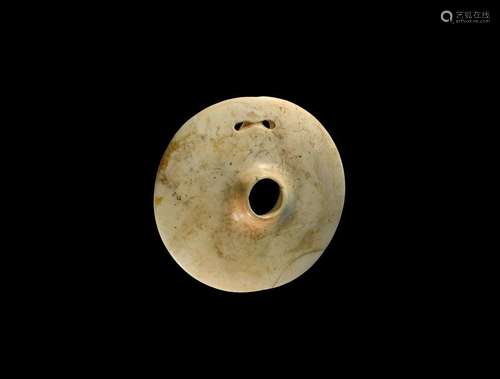 Large Western Asiatic Bactrian Eye Idol Pendant