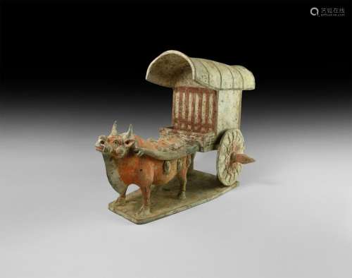 Chinese Tang Model Oxcart