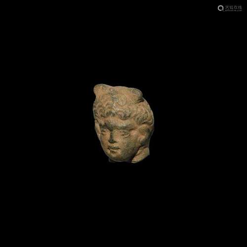 Roman Mercury Statuette Head