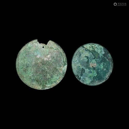 Roman Mirror Disc Pair