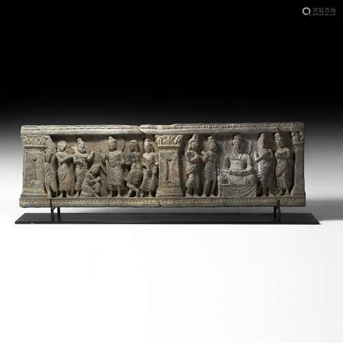 Gandharan Frieze Fragment with Buddha