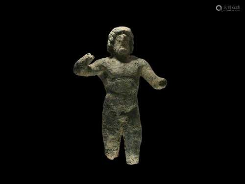 Roman Muscular Male Statuette