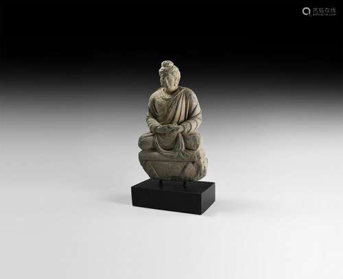 Gandharan Seated Bodhisattva