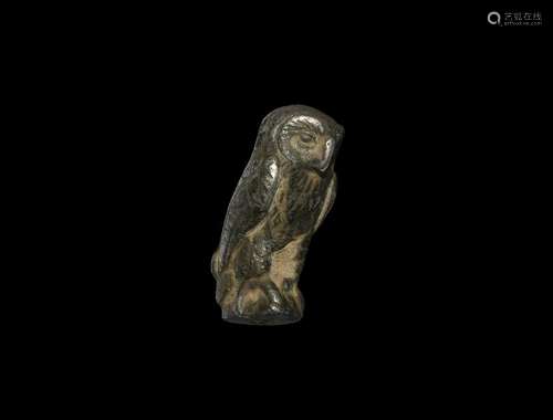 Roman Silver Owl Statuette