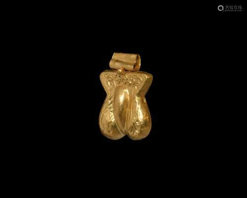 Roman Gold Phallic Pendant