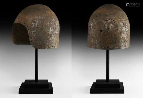 Medieval Transitional Bascinet Helmet