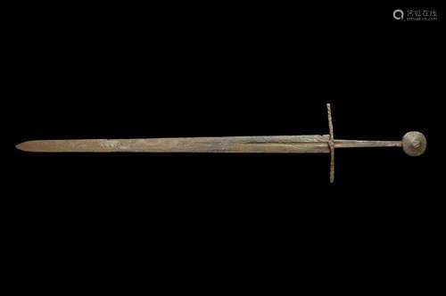 Medieval Type XIIIA Variant Double-Handed Sword