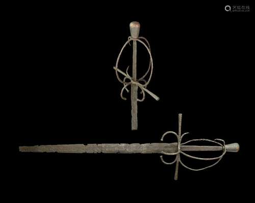 Tudor Age Double-Handed Rapier