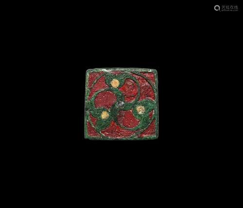 Iron Age Celtic 'The Mashbury' Enamelled Terret Mount