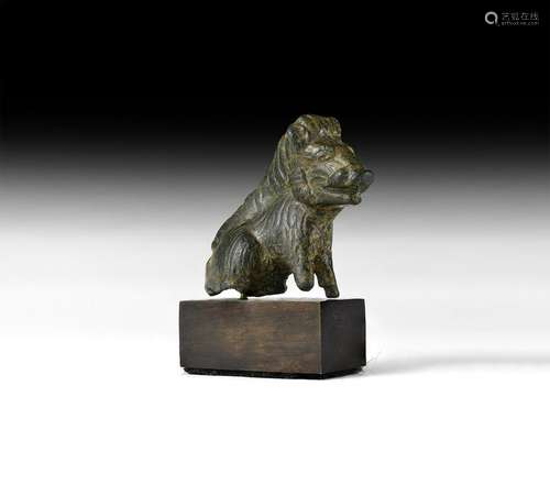 Iron Age Celtic Boar Statuette