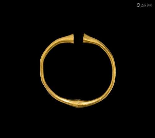 Iron Age Celtic Gold Bracelet