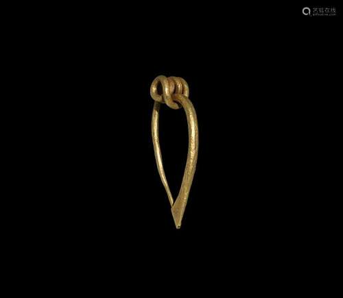 Iron Age Celtic Gold La Tène Fibula