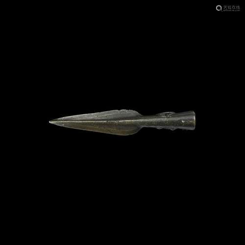 Bronze Age British Looped and Socketted Spearhead