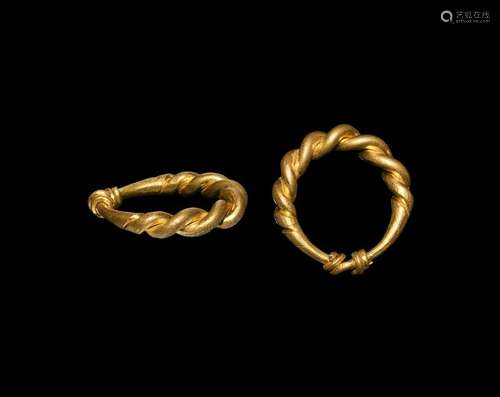 Viking Twisted Gold Ring