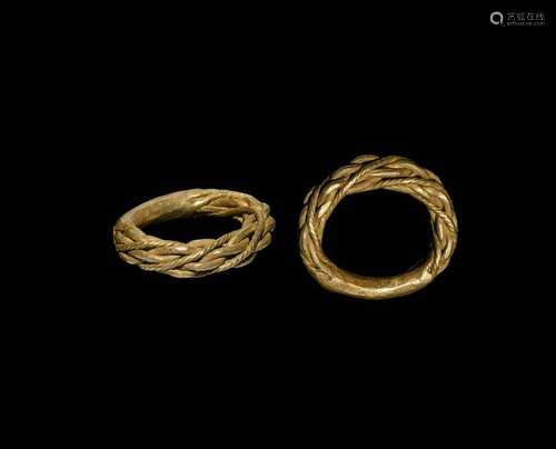 Viking Gold Multi-Stranded Ring