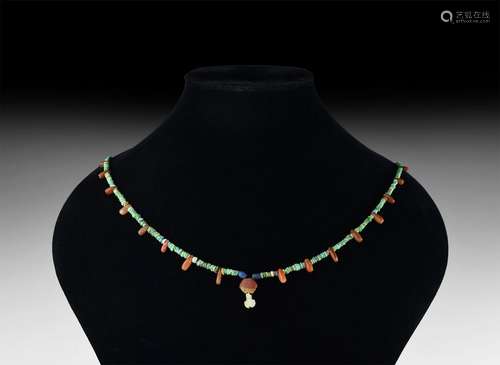 Roman Mixed Stone Bead Necklace String