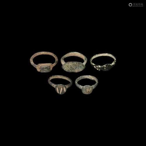 Roman Ornamented Ring Collection