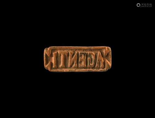 Roman AGENTI Bread Stamp