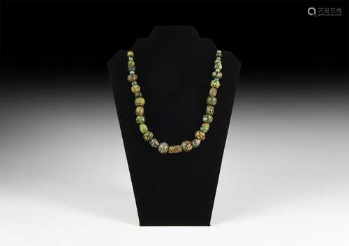 Roman Glass Bead Necklace