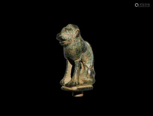 Medieval The 'Greywell' Romanesque Lion Statuette