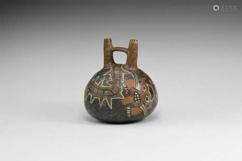 South American Nazca Painted Vessel