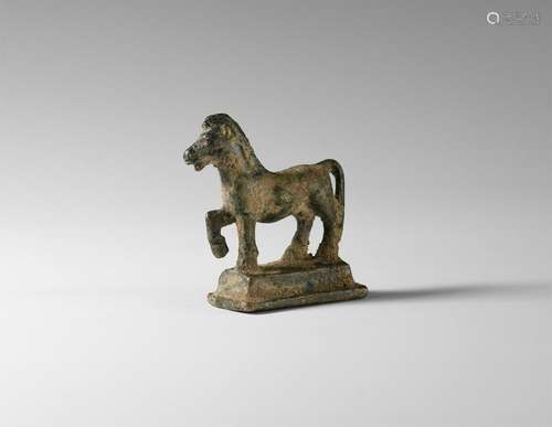 Roman Advancing Horse Statuette