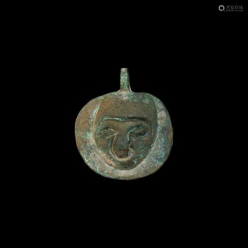 Roman Pendant with Face