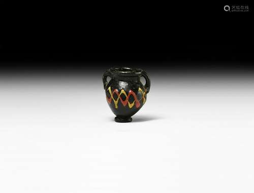 Roman Glass Cosmetic Jar