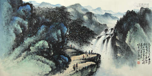 黎雄才 山水