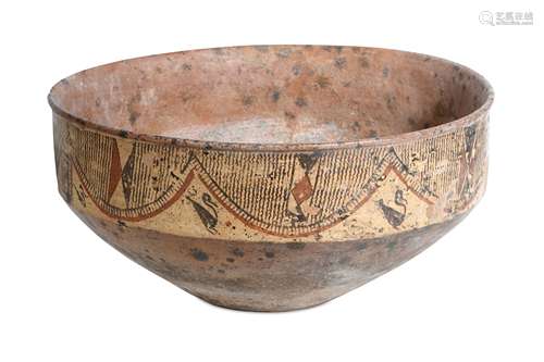 A LARGE URATIAN POTTERY BOWL