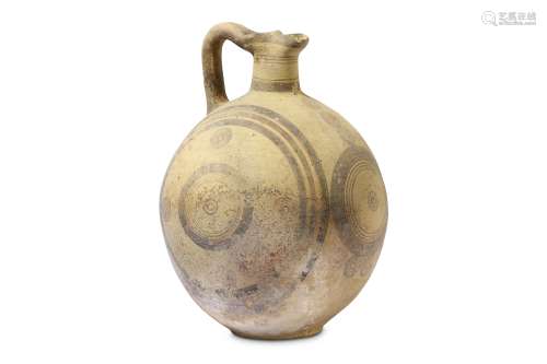 A CYPRIOT BICHROME WARE POTTERY JUG