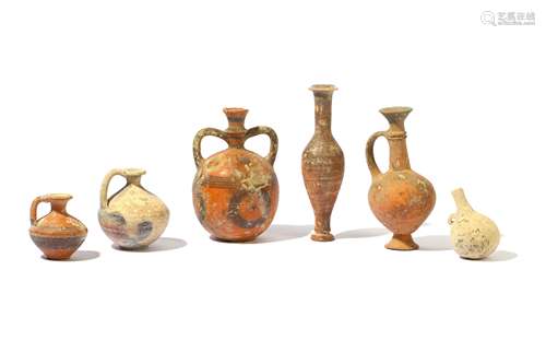 A GROUP OF BRONZE AGE CYPRIOT VESSELS