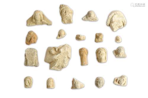 A GROUP OF IRON AGE CYPRIOT FIGURAL FRAGMENTS