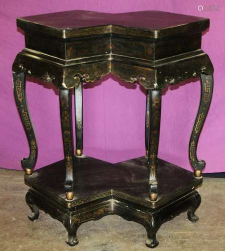 Black Lacquer Pedestal