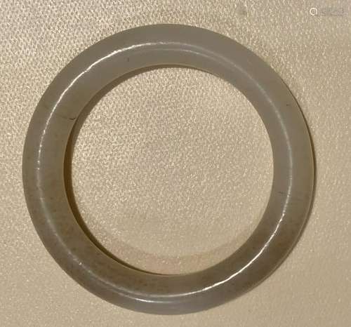 Old Jade Carved Bangle