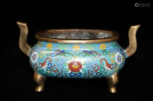 Cloisonne Incense Burner