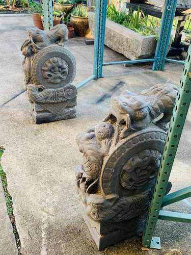 Lot of 2 Chinese Stone Carvings