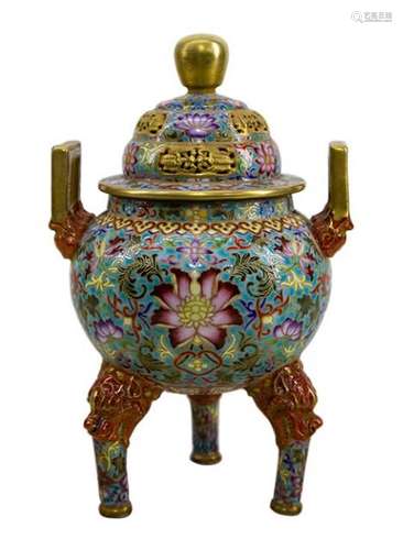 Color Porcelain Incense Burner