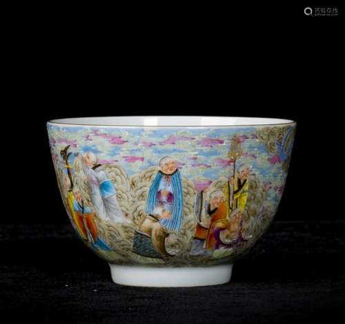 Chinese  Famille Rose Porcelain Cup