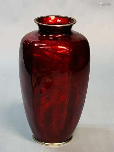 Japanese Red Vase