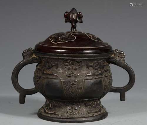 A Bronze Incense Burner