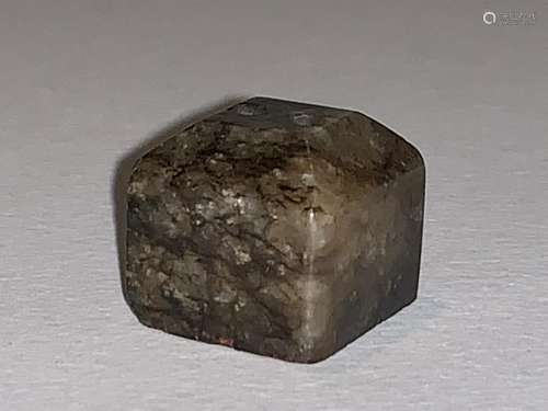 Han Dynasty Calcified Square Jade Seal