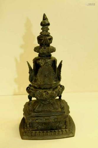 Ming Dynasty Bronze Pagoda