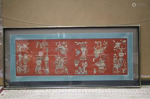 Framed Chinese Embroidery