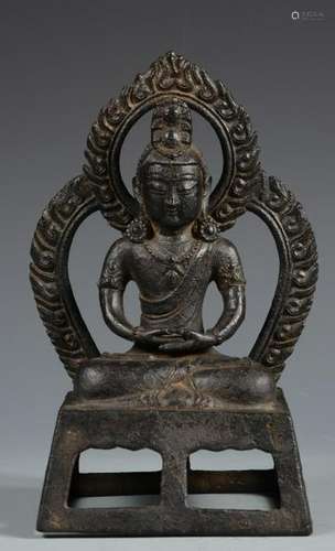 Qing Dynasty Bronze Buddha Statue